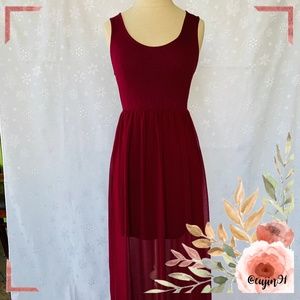 Forever21 Burgundy Red Dress S